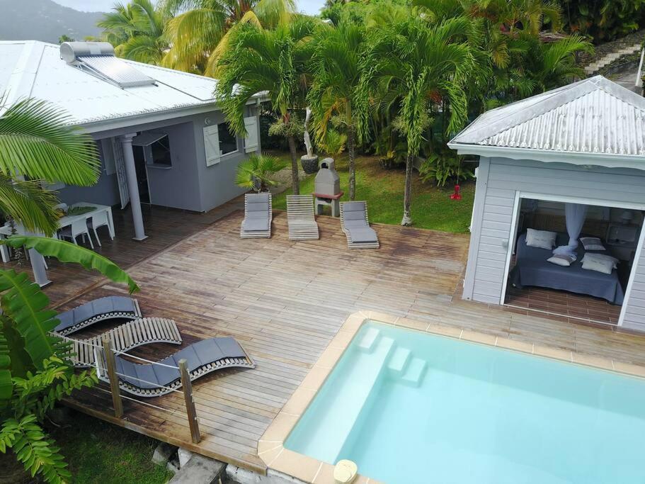 La Charmante Villa Coco Avec Magnifique Vue Mer Le Marin Exteriör bild