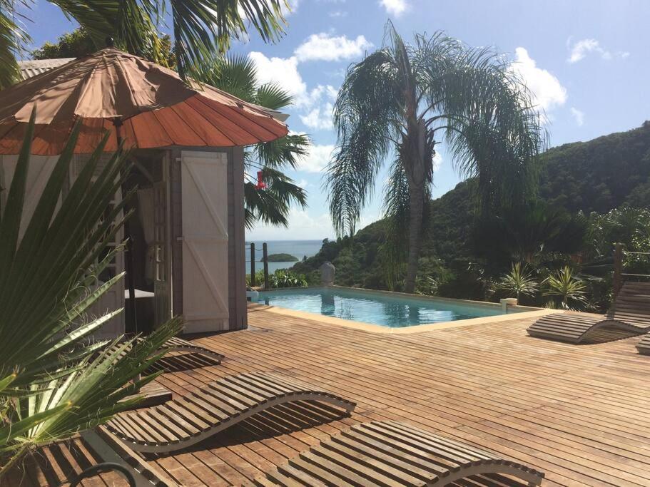 La Charmante Villa Coco Avec Magnifique Vue Mer Le Marin Exteriör bild